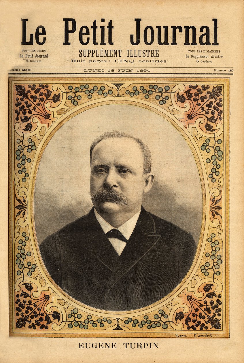 Portrait of Eugene Turpin (1848-1927), chemist specializing in explosives 作者 未知艺术家