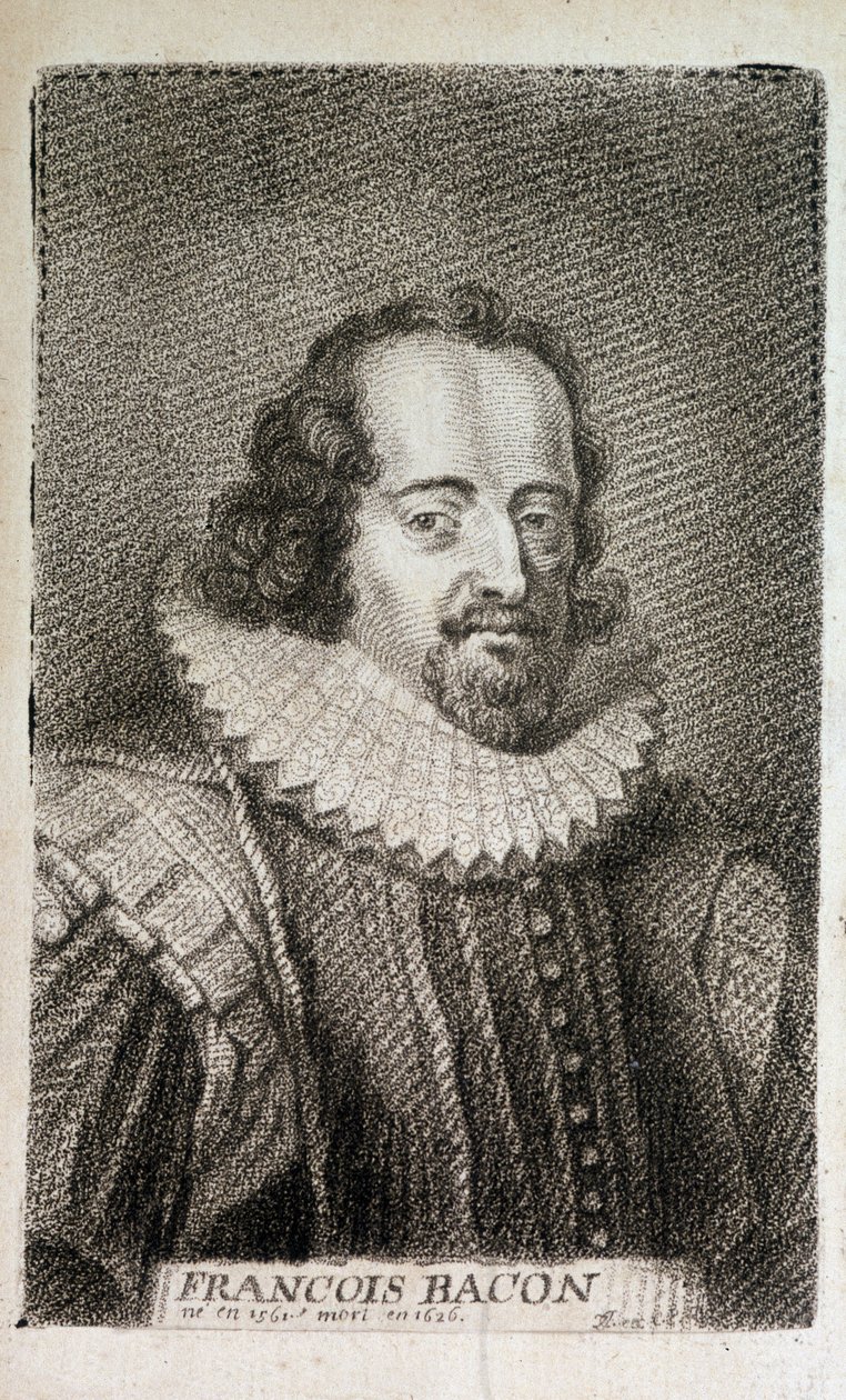 弗朗西斯-培根（1561-1626）的肖像，英国哲学家，未注明日期，v.1600。 作者 未知艺术家