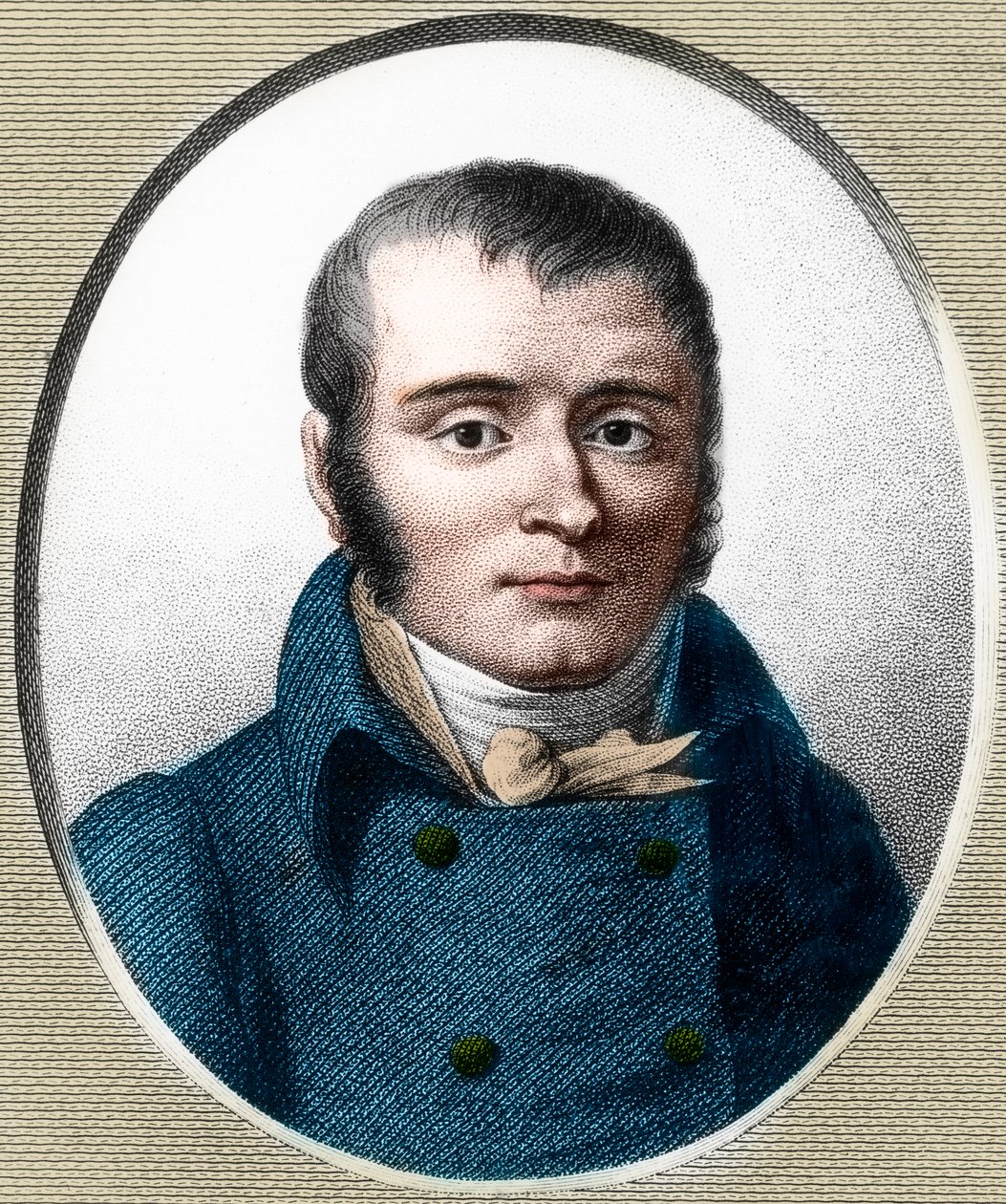 Francois Xavier Bichat (1771-1802)法国医生的肖像。 作者 未知艺术家