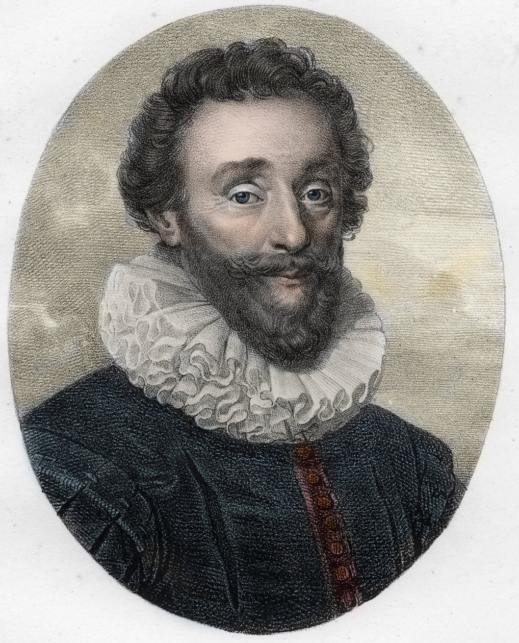 弗朗索瓦-德-马尔赫贝（1555-1628）的肖像，英国诗人、评论家和翻译家 作者 未知艺术家