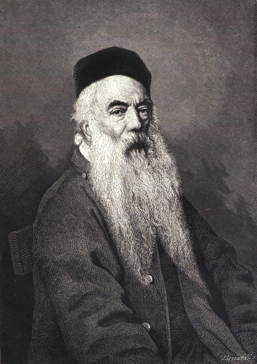 弗朗索瓦-鲁德（1784 - 1855）法国雕塑家的肖像。 作者 未知艺术家