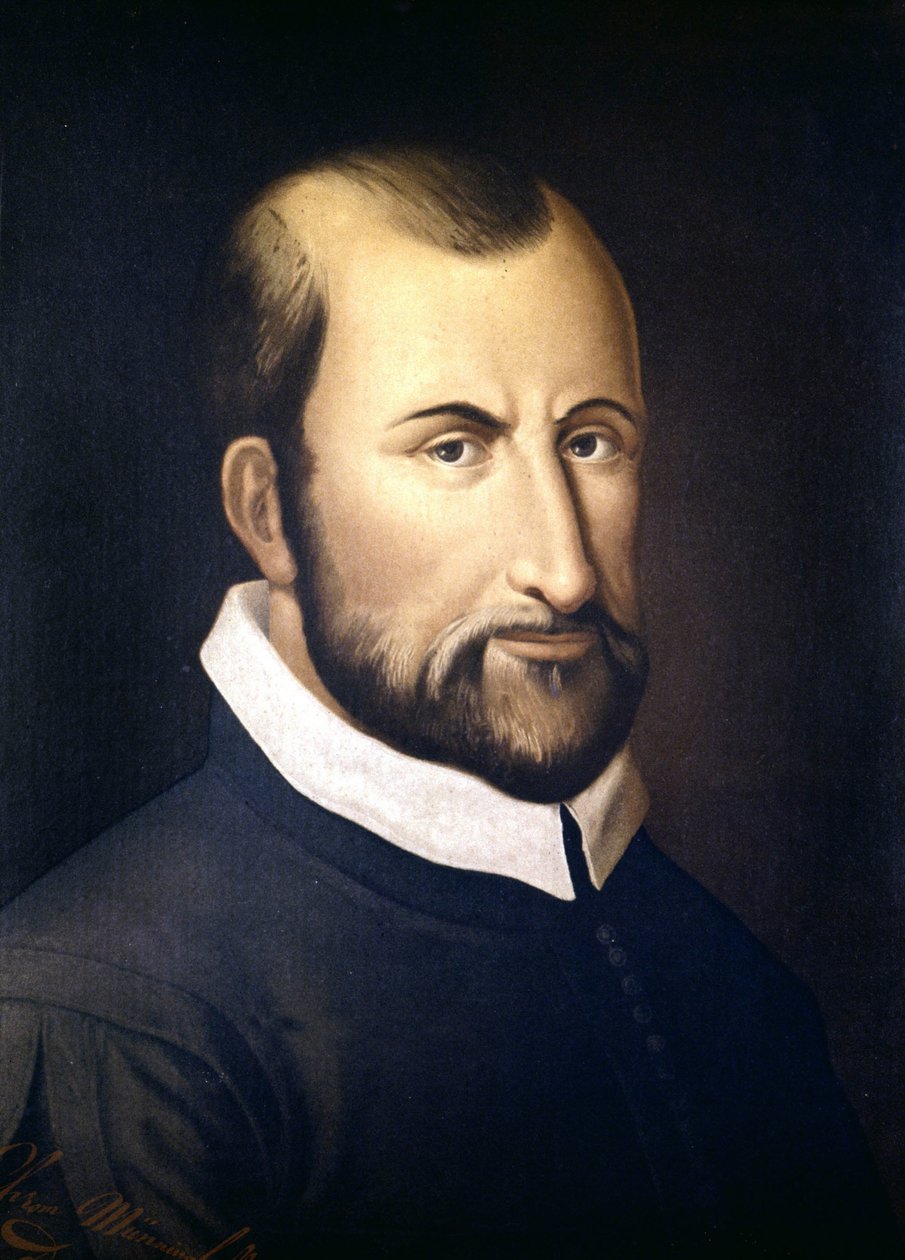 Giovanni Pierluigi Da Palestrina (1525 - 1594) 的肖像，意大利作曲家，米兰音乐学院 作者 未知艺术家