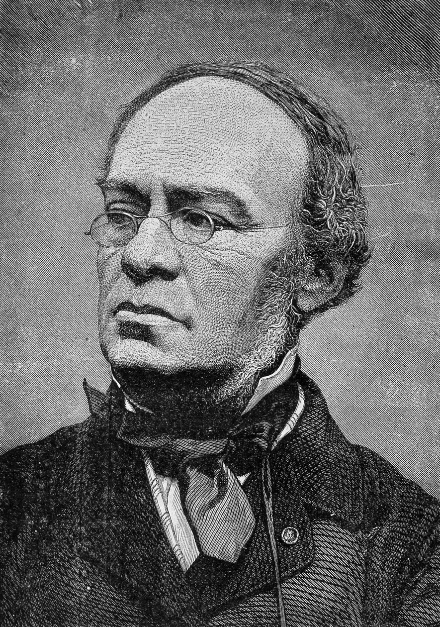法国作曲家Halevy dit Jacques Fromental Levy的肖像(1799-1862) 作者 未知艺术家