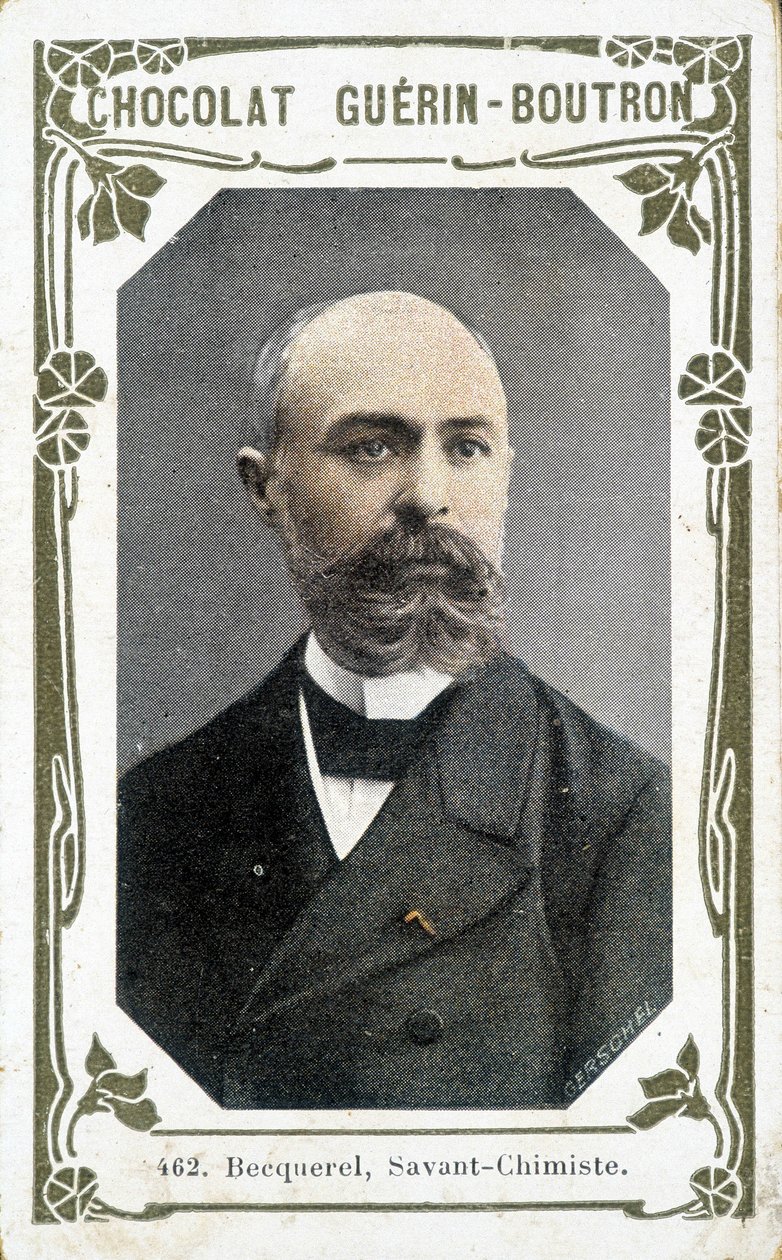 Henri Becquerel (1852 - 1908) 的肖像，法国物理学家。 作者 未知艺术家