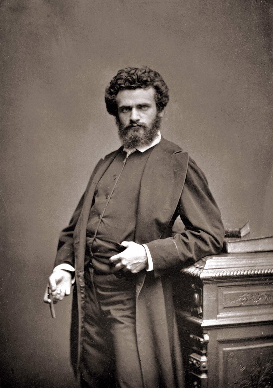 Henri Victor Regnault (1810 - 1878)的肖像，约1860年。 作者 未知艺术家