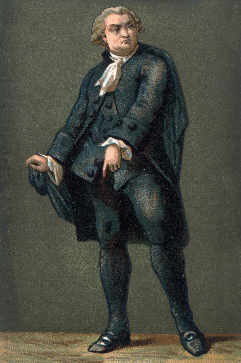 米拉波伯爵Honore Gabriel (Honore-Gabriel) Riqueti（1749-1791）的肖像。 作者 未知艺术家