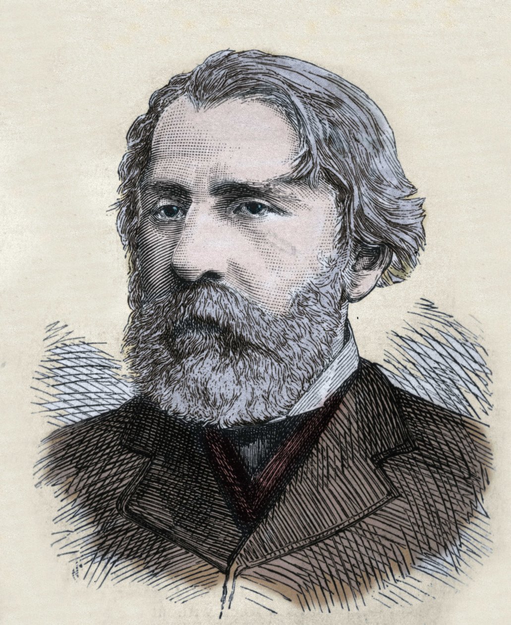 伊万-屠格涅夫（Turgenev）的画像 作者 未知艺术家