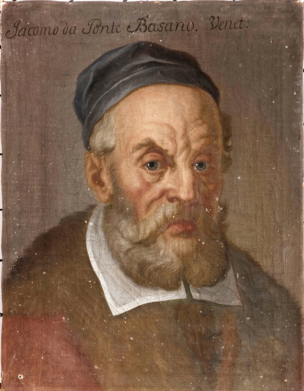 Jacopo Bassano (Jacopo dal Ponte)（约 1510-1592 年）的肖像，匿名。 布面油画，约 1590 年。尺寸：39x31 厘米。 斯德哥尔摩国家博物馆 作者 未知艺术家