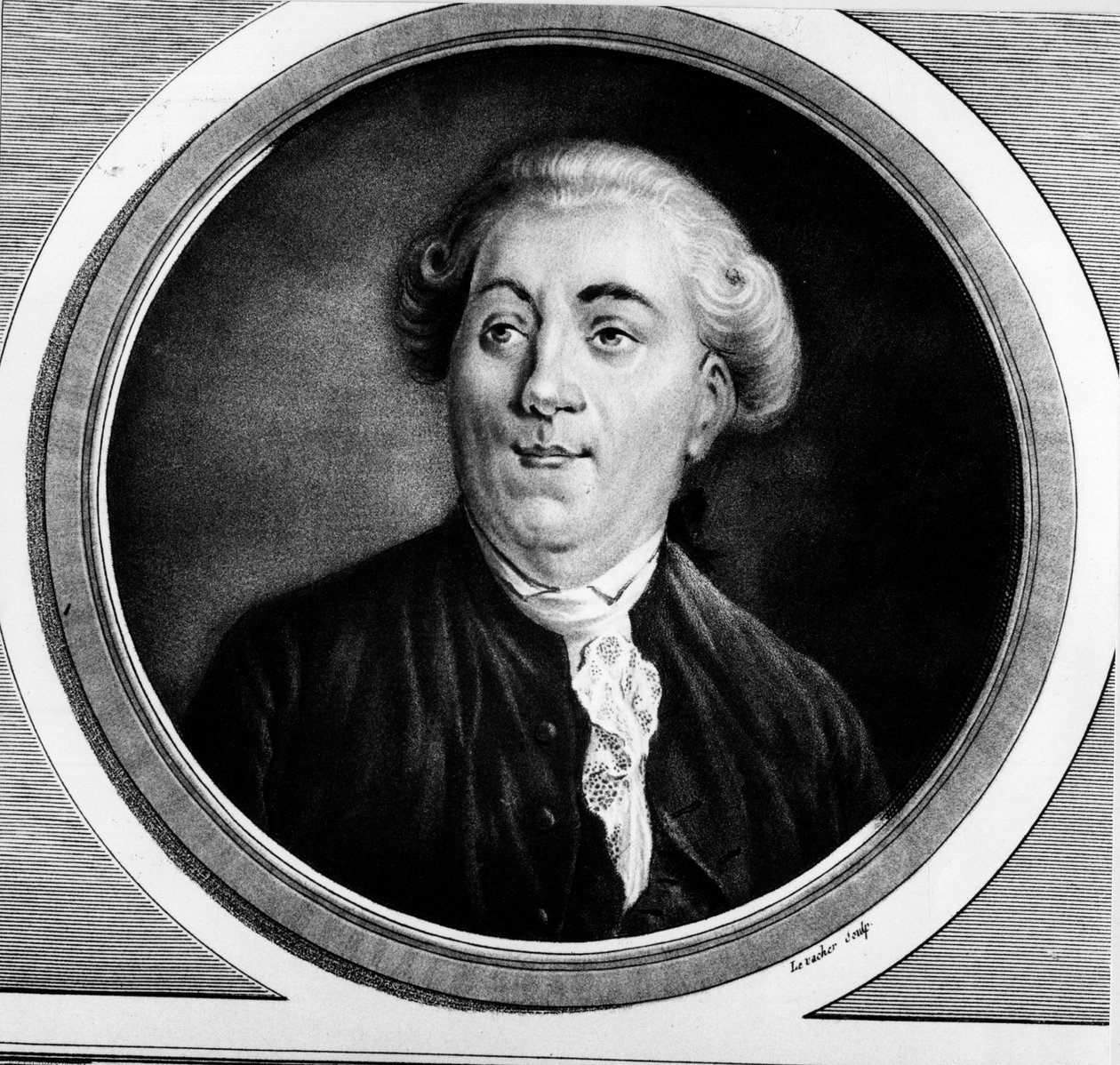 Portrait of Jacques Necker (1732-1804) French Minister of State. Engraving in “” Complete collection of historical paintings of the French revolution, in three volumes.””” 1804. 作者 未知艺术家