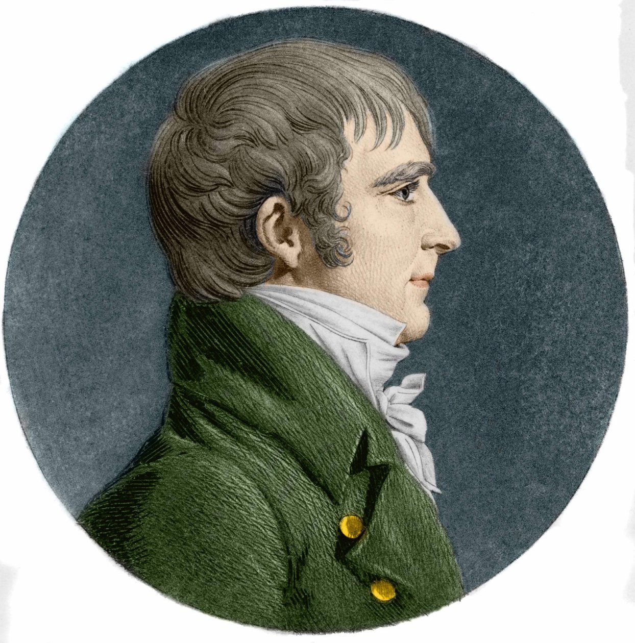詹姆斯-巴尔博（1775-1842）的肖像，美国政治家。 作者 未知艺术家