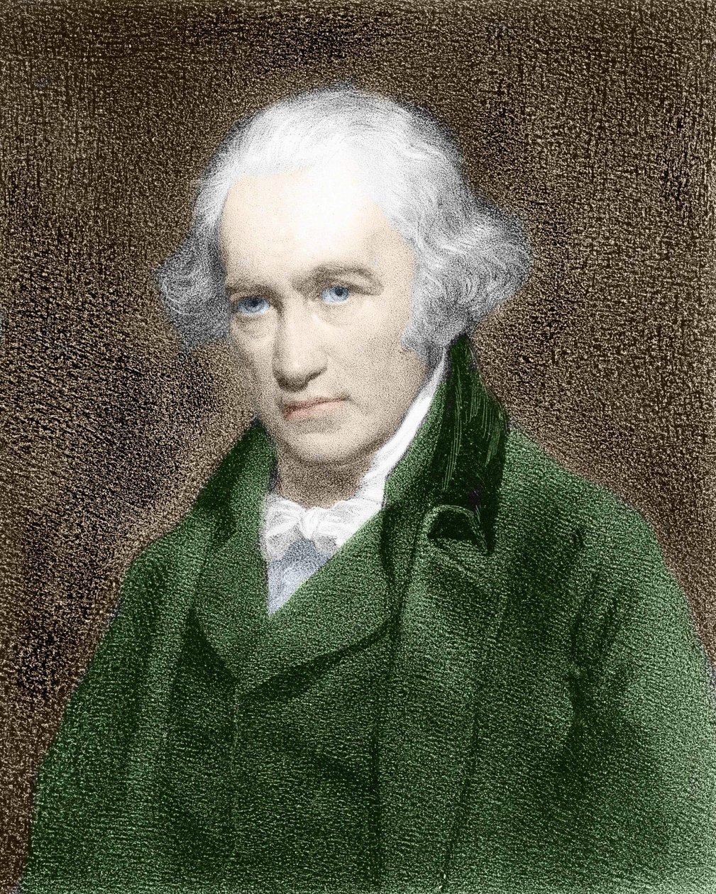 詹姆斯-瓦特（1736-1819）的画像，英国工程师。 作者 未知艺术家