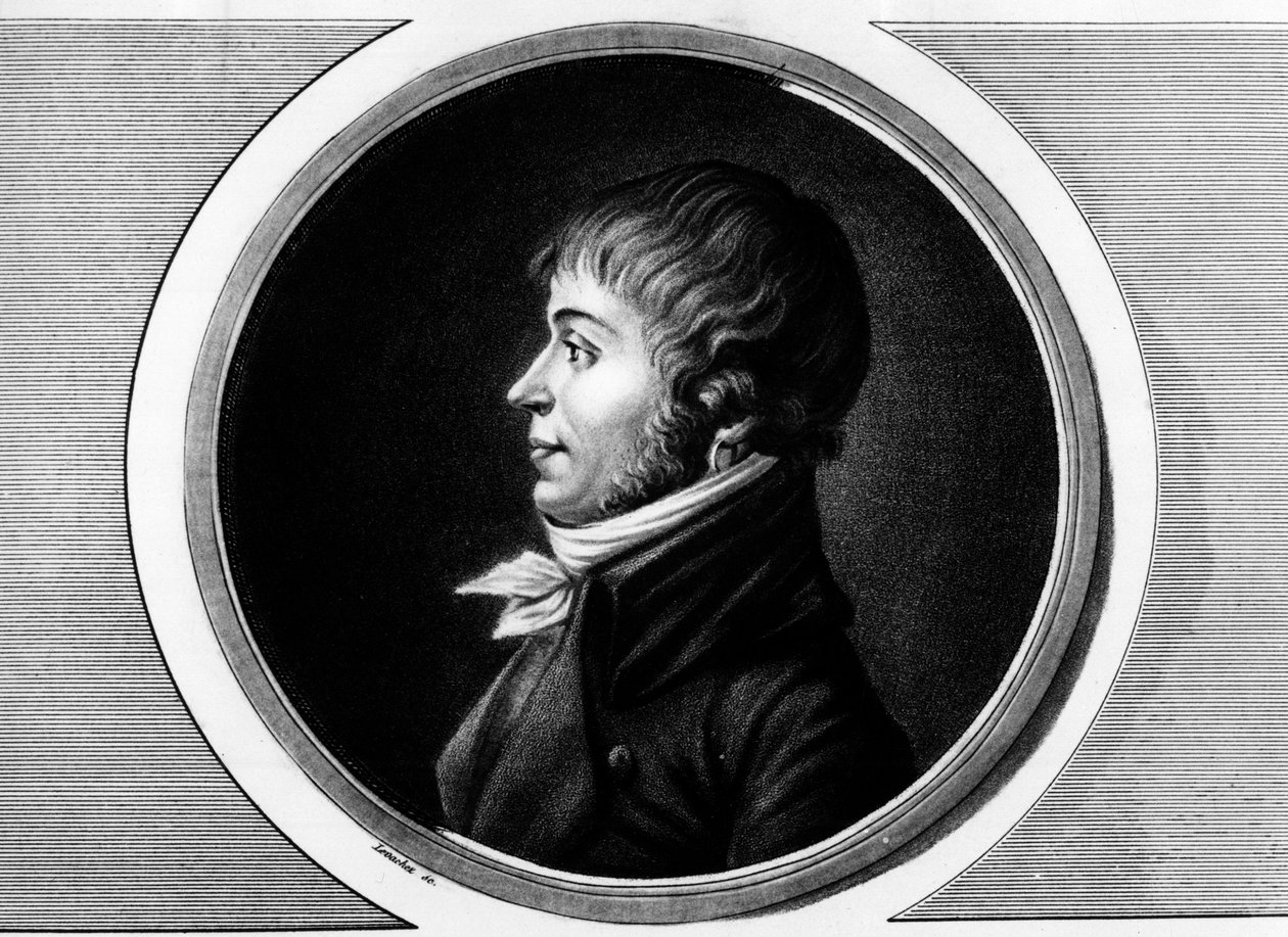 Jean Antoine Joseph Debry 或 De Bry（1760-1834 年）的肖像，他是 Aisne 国民大会代表。 版画《法国大革命历史绘画全集，三卷》。””1804 年。 作者 未知艺术家