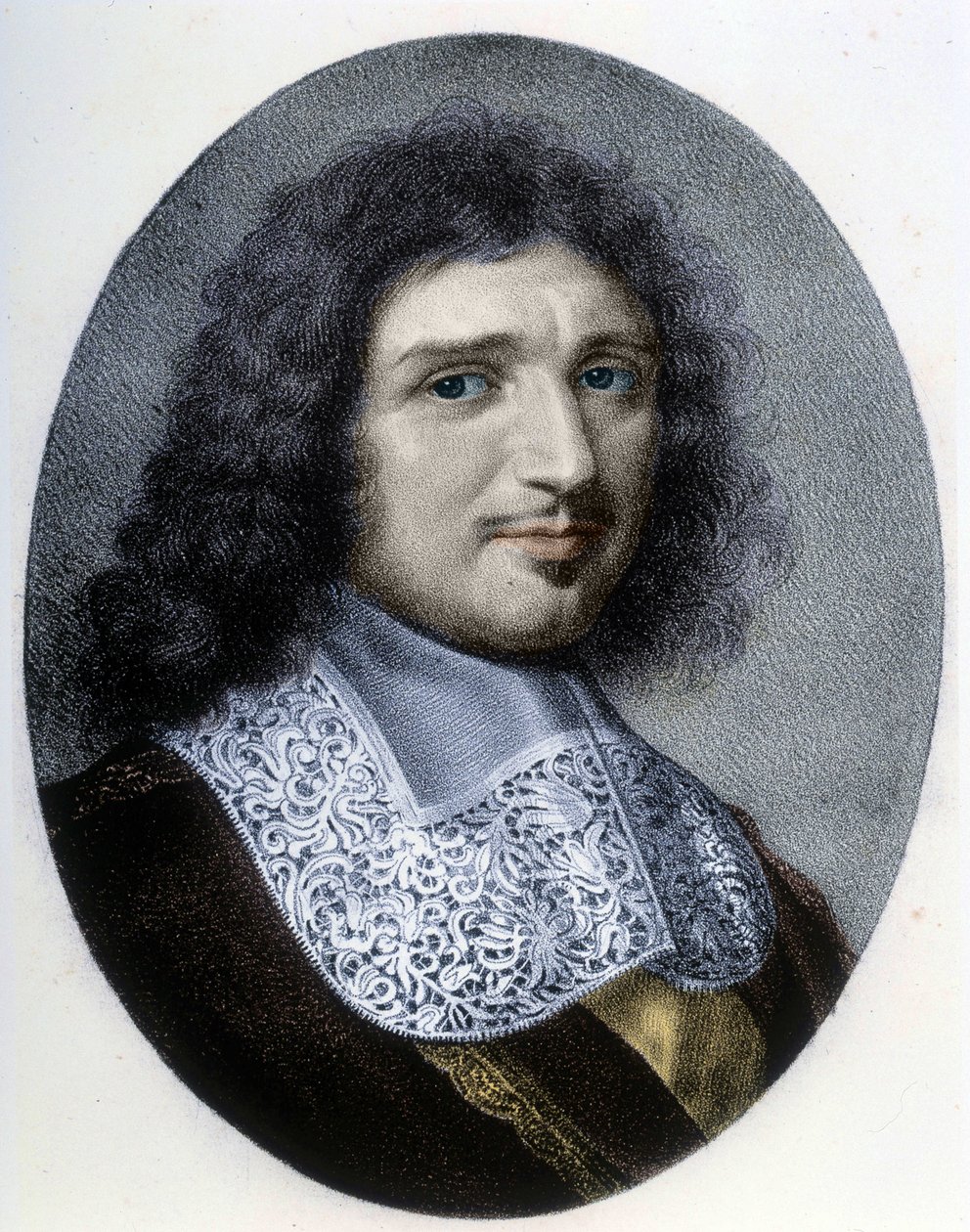 让-巴蒂斯特（Jean-Baptiste）-科尔贝尔（1619-1683）的画像。 作者 未知艺术家