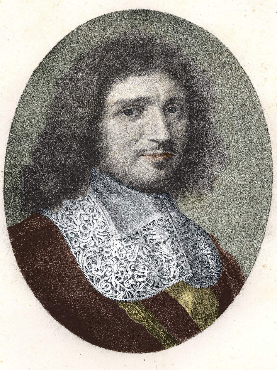 让-巴蒂斯特（Jean-Baptiste）-科尔贝尔（1619-1683）的画像。 作者 未知艺术家