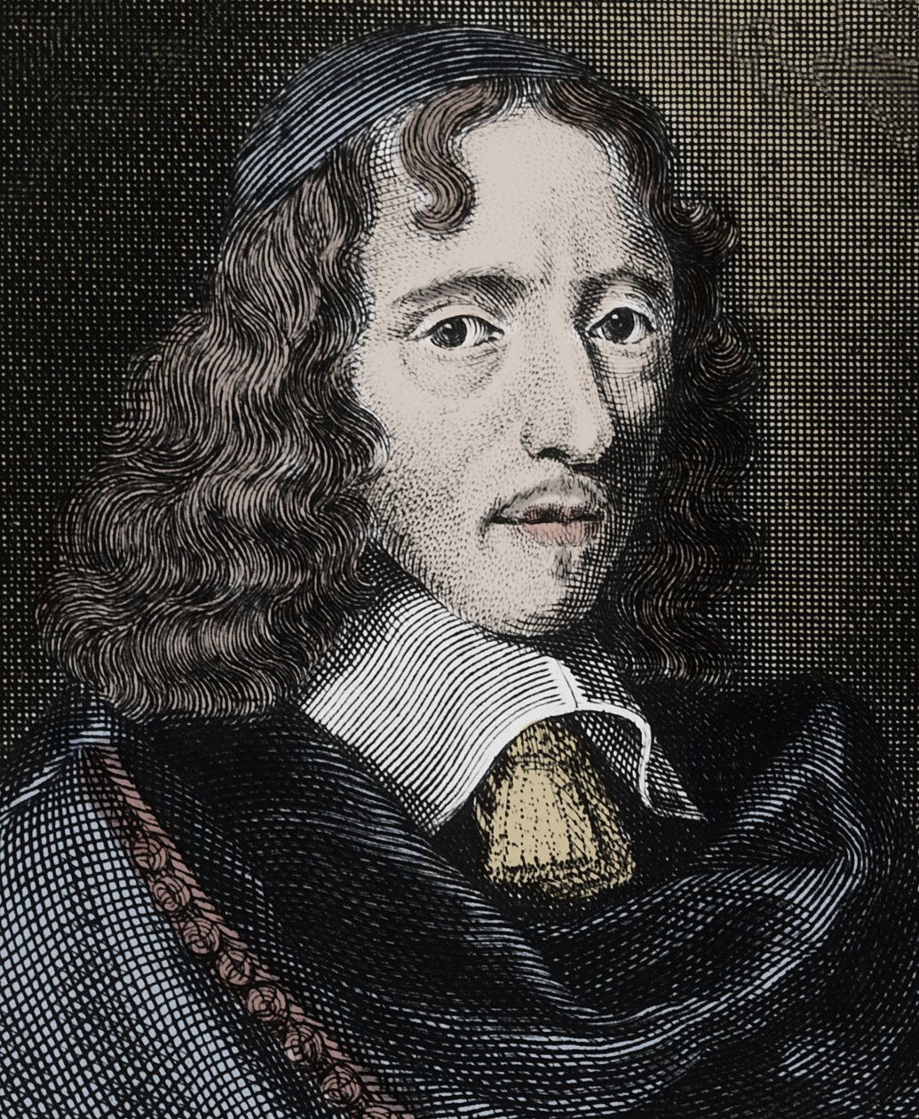 法国诗人让-沙佩兰（1595-1674）的肖像 - 雕刻 - 让-沙佩兰（1595-1674）法国诗人和文学评论家 - 雕刻 作者 未知艺术家