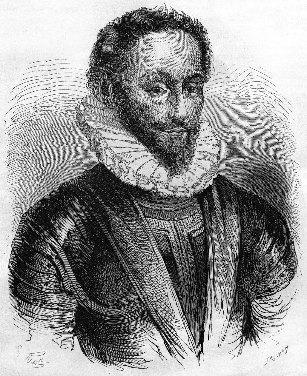 让-路易斯-德-诺加雷特-瓦莱塔（1554-1642）的肖像，埃佩尔农公爵。 作者 未知艺术家