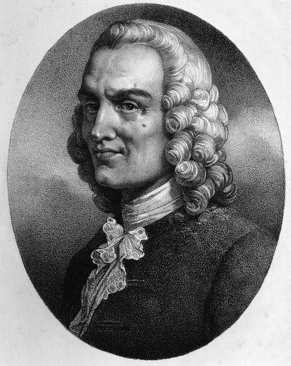 让-菲利普（Jean-Philippe）-拉莫（1683-1764）的画像 作者 未知艺术家