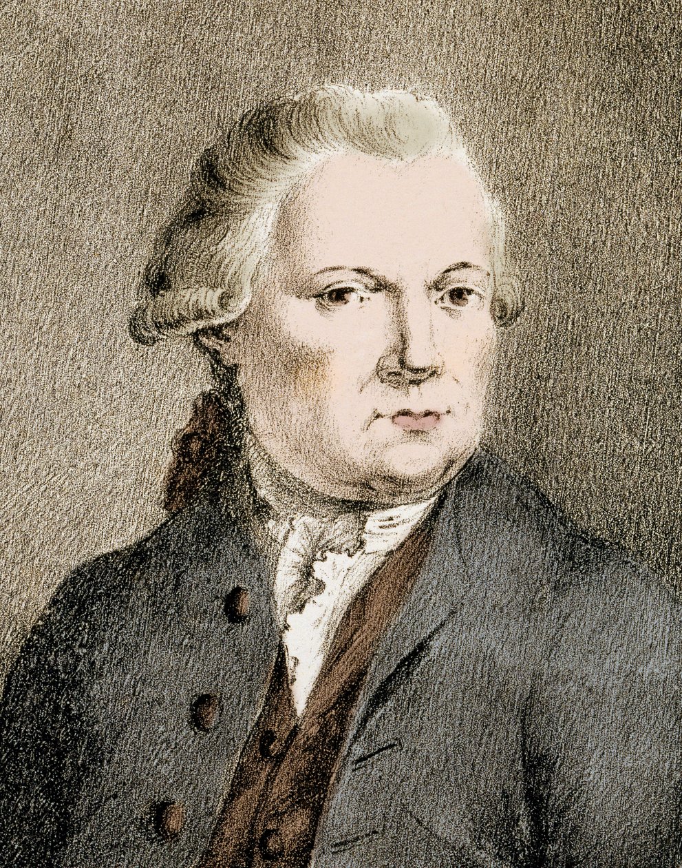 Jiri Antonin Benda (Georg Anton Benda) (1722 - 1795) 的肖像 - Jiri Antonin Benda (Georg Benda) 的肖像 作者 未知艺术家