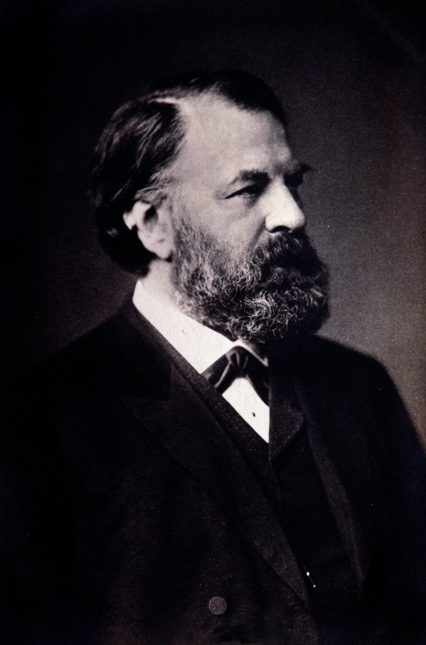 Joseph Joachim (1831-1907) 匈牙利小提琴家、作曲家和导演的肖像 照片。 米兰，音乐学院图书馆 作者 未知艺术家