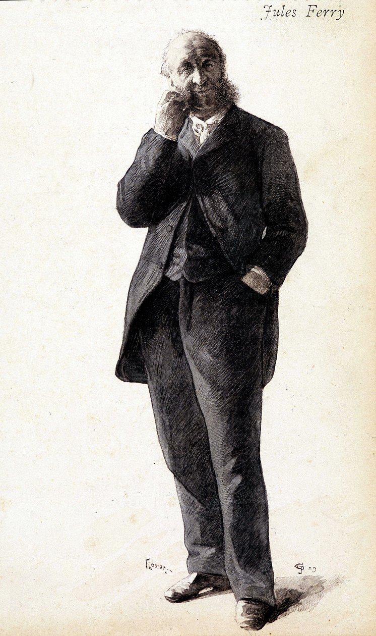Portrait of Jules Ferry, circa 1880 作者 未知艺术家