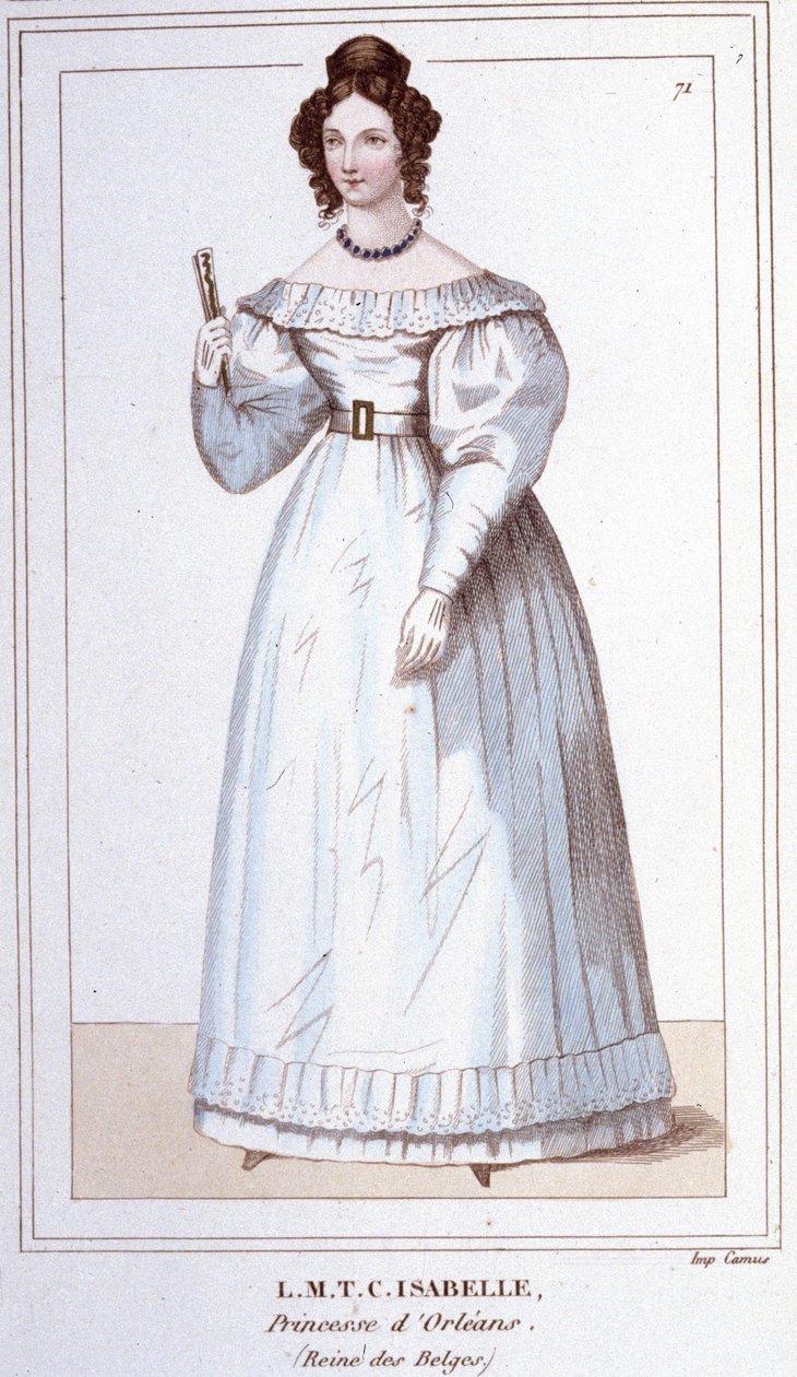 Portrait of LOUISE MARIE THERESE CHARLOTTE ISABELLE D