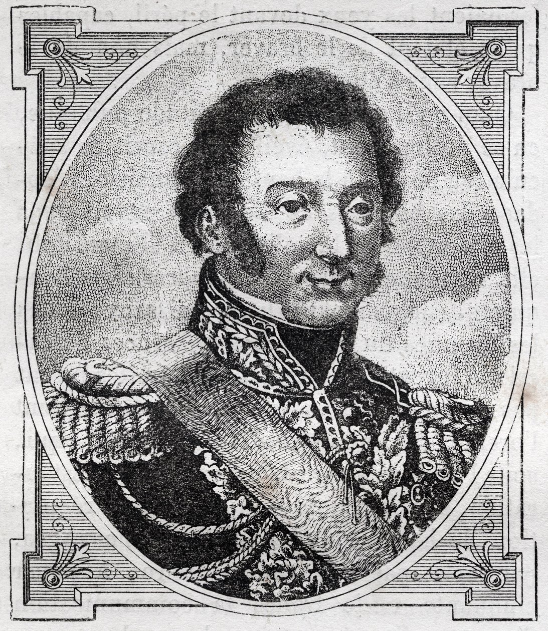 路易-奥古斯特-维克多-德-盖斯内-德-布尔蒙（1773-1846）的画像，法国的马雷克。 作者 未知艺术家