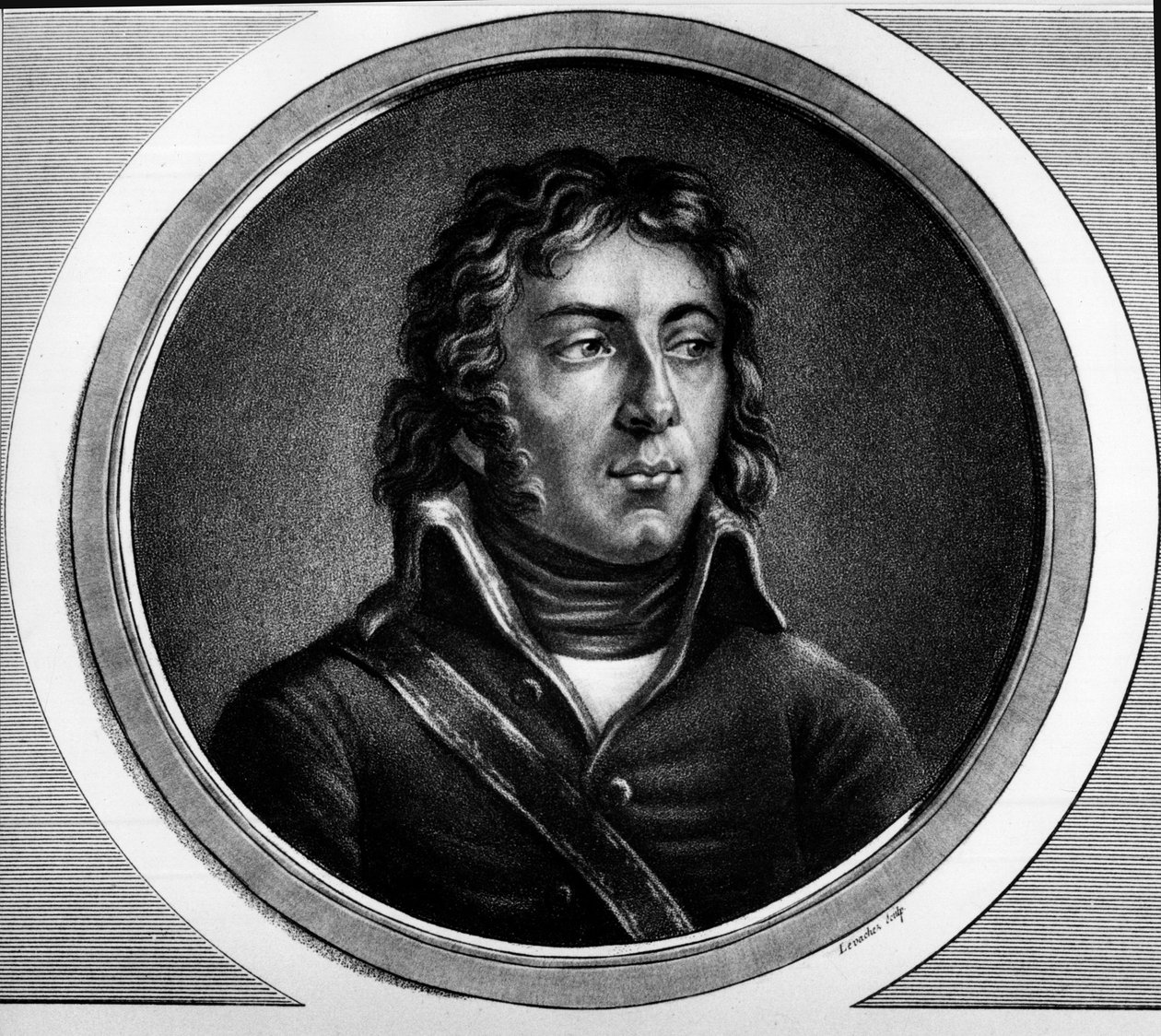 Louis Charles Antoine Desaix de Veygoux（1768-1800）的肖像，法国将军。 在“《法国大革命历史绘画全集，三卷》。”1804 年。 作者 未知艺术家