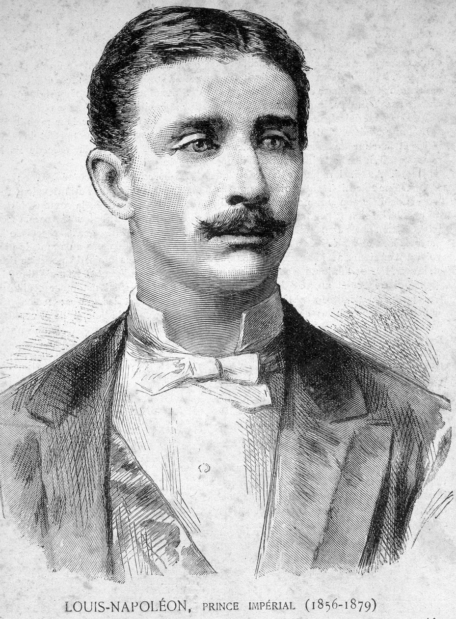路易-拿破仑，帝国亲王（1856-1879）（拿破仑三世之子）的肖像--载于《当代人》，未注明日期，19世纪末。 作者 未知艺术家