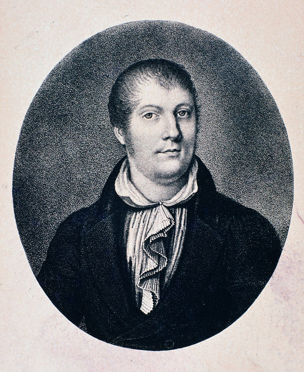 路易斯·斯波尔 (Louis Spohr) 的肖像 (雕刻 作者 未知艺术家
