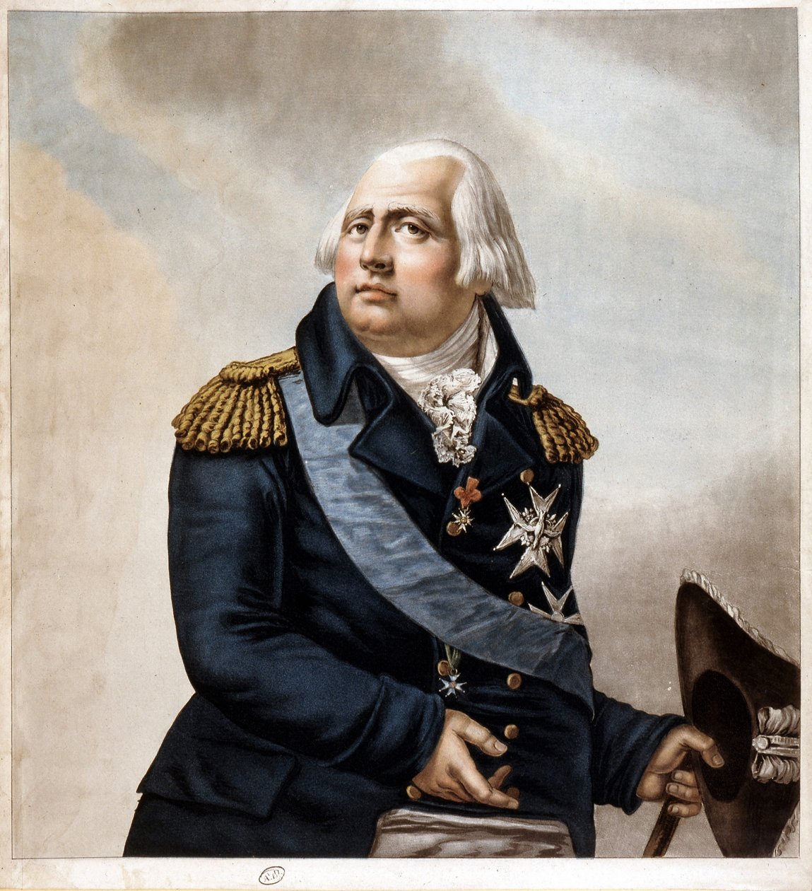 Portrait of Louis XVIII, v.1820 作者 未知艺术家