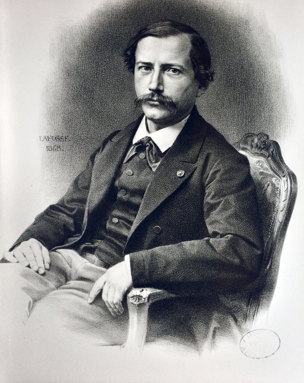 法国化学家Marcellin Berthelot(1827-1907)的画像-- 作者 未知艺术家