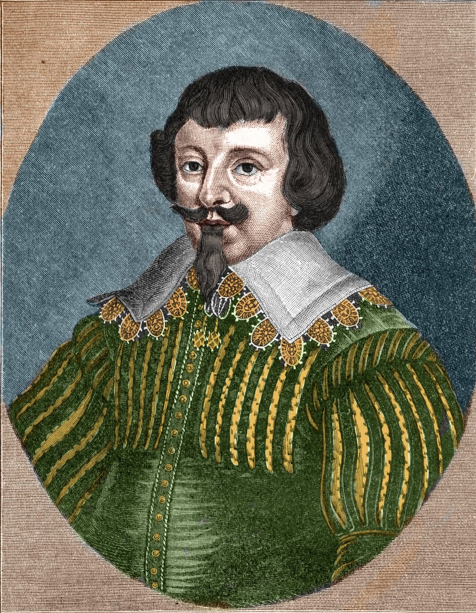 马丁-奥皮茨（Martinus Opitius）（1597-1639）的肖像，德国诗歌之父。 作者 未知艺术家