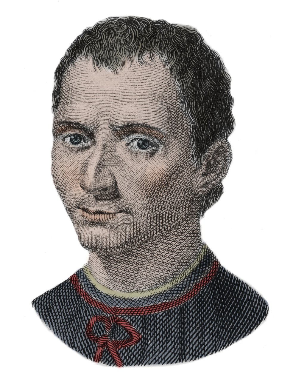 尼古拉-马基雅弗利（Niccolo di Bernardo dei Machiavelli）的画像。 作者 未知艺术家