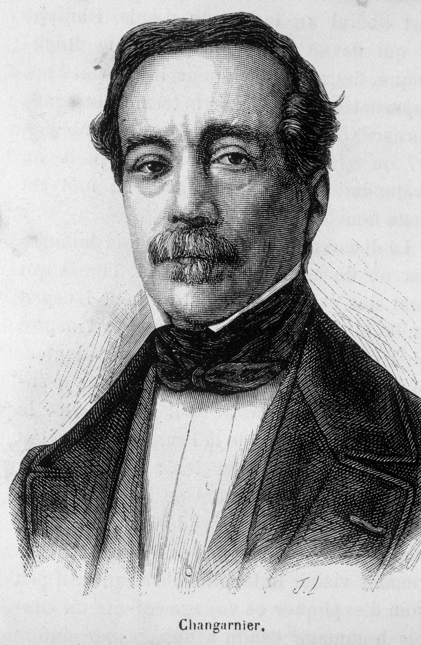 法国将军尼古拉-昌加尼耶的肖像（1793-1877年）。 作者 未知艺术家