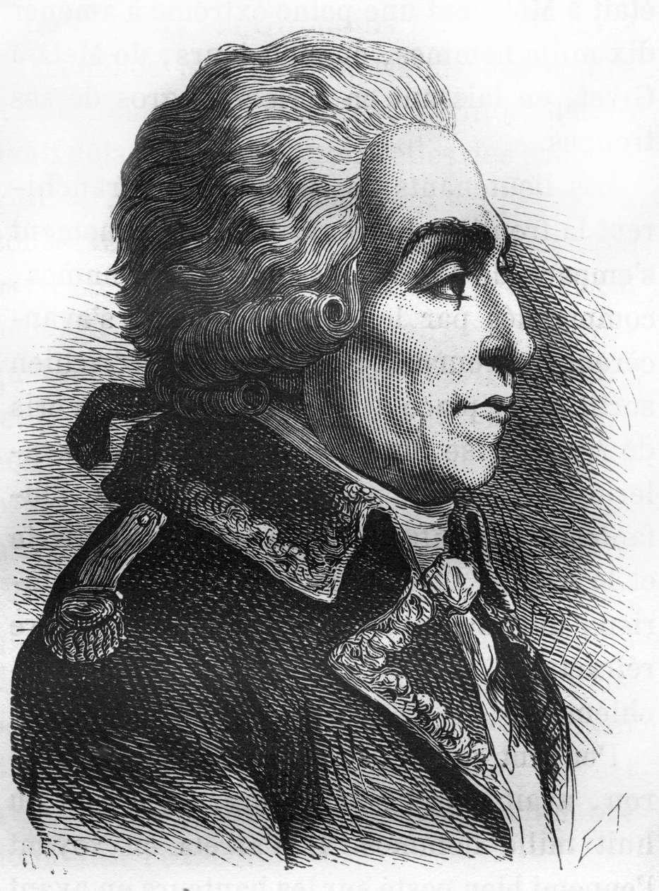 尼古拉-勒克纳（1722-1794）法国元帅的画像。 作者 未知艺术家
