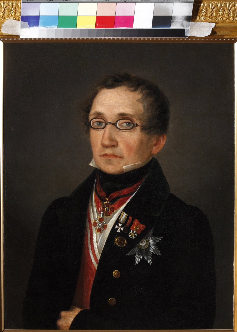 尼古拉-费奥多罗维奇-斯米尔诺伊（1790-1851 年）肖像，佚名。布面油画，19 世纪 20 年代早期，莫斯科普希金国家博物馆 作者 未知艺术家