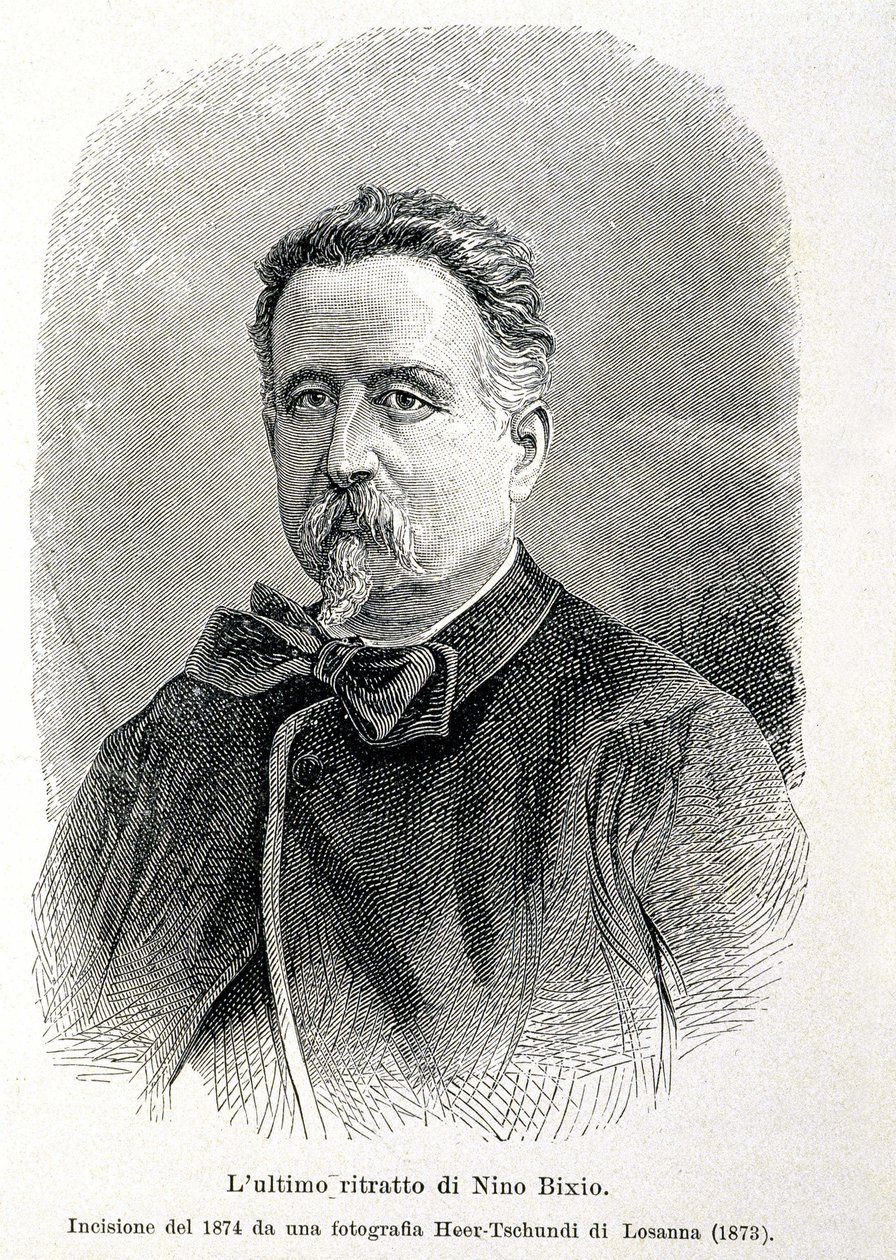 尼诺-比西奥（1821-1873）意大利政治家的画像 作者 未知艺术家