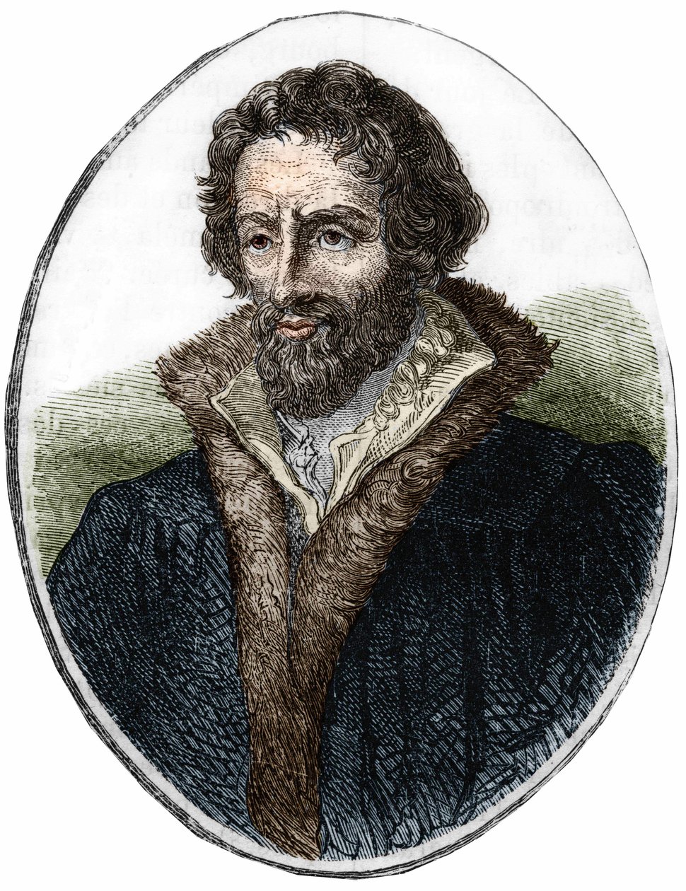 菲利普-梅朗雄（Melanchthon）（1497 - 1560）的肖像，德国宗教改革家。19世纪的雕版画 作者 未知艺术家