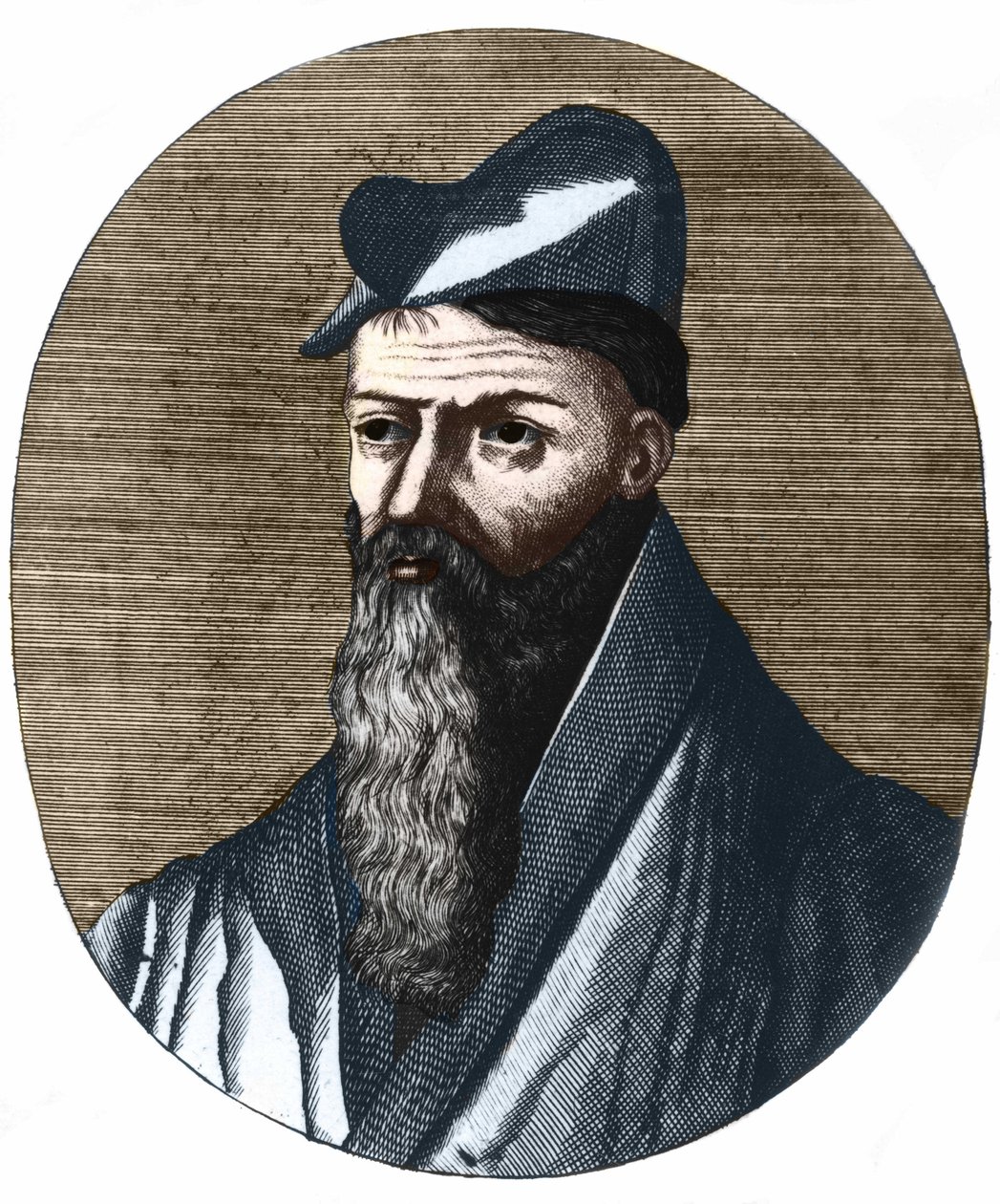 皮埃尔-贝隆（Pierre Belon）肖像，1517-1564 年。法国博物学家和医生。私人收藏。 作者 未知艺术家