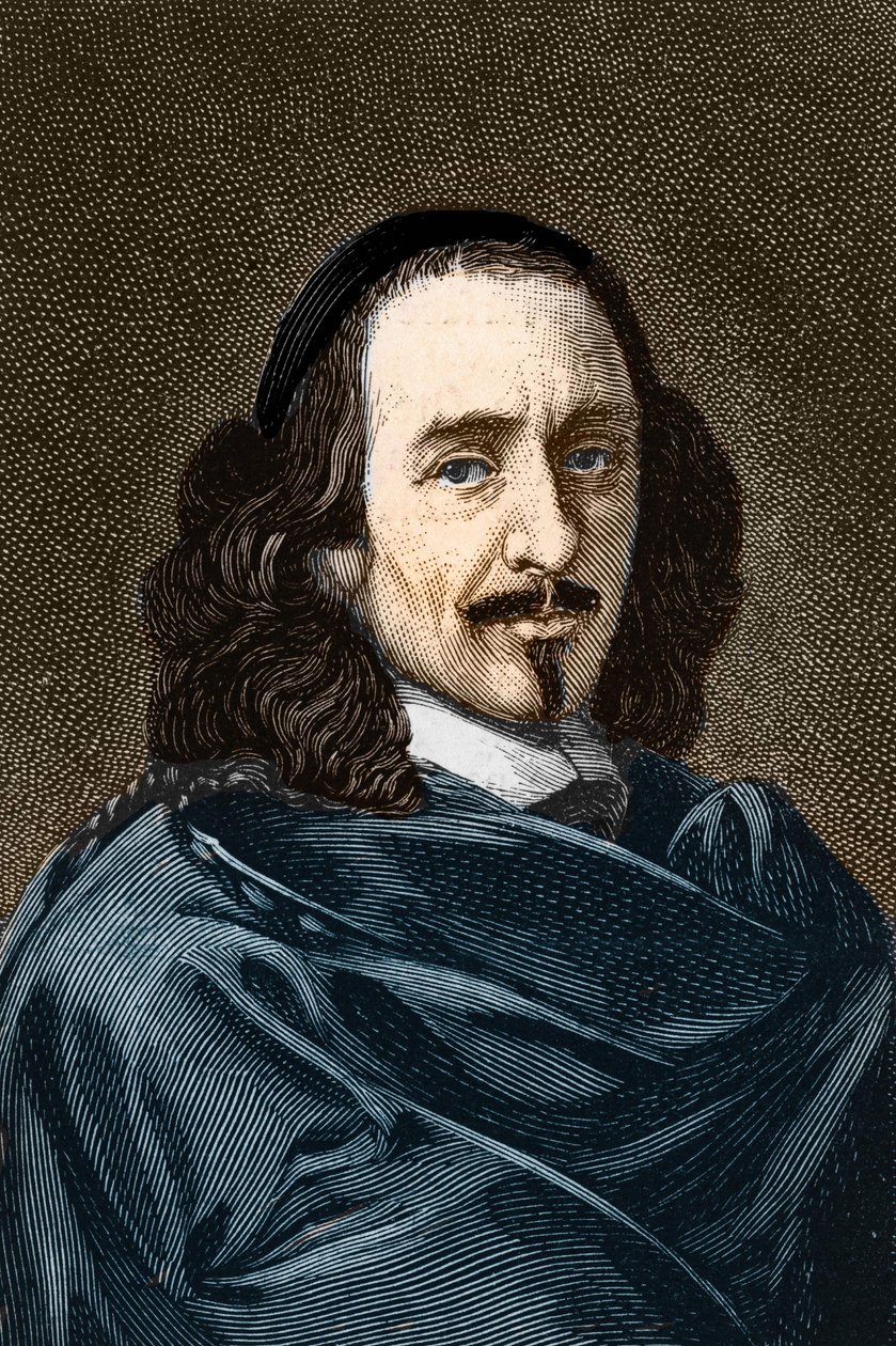 皮埃尔-科尔内耶（1606 - 1684）的画像，法国戏剧诗人。 作者 未知艺术家