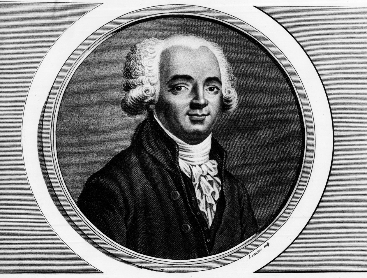 皮埃尔·路易斯·曼努埃尔 (1751-1793) 塞纳河国民大会代表的肖像。 版画《法国大革命历史绘画全集，三卷》。””1804 年。 作者 未知艺术家