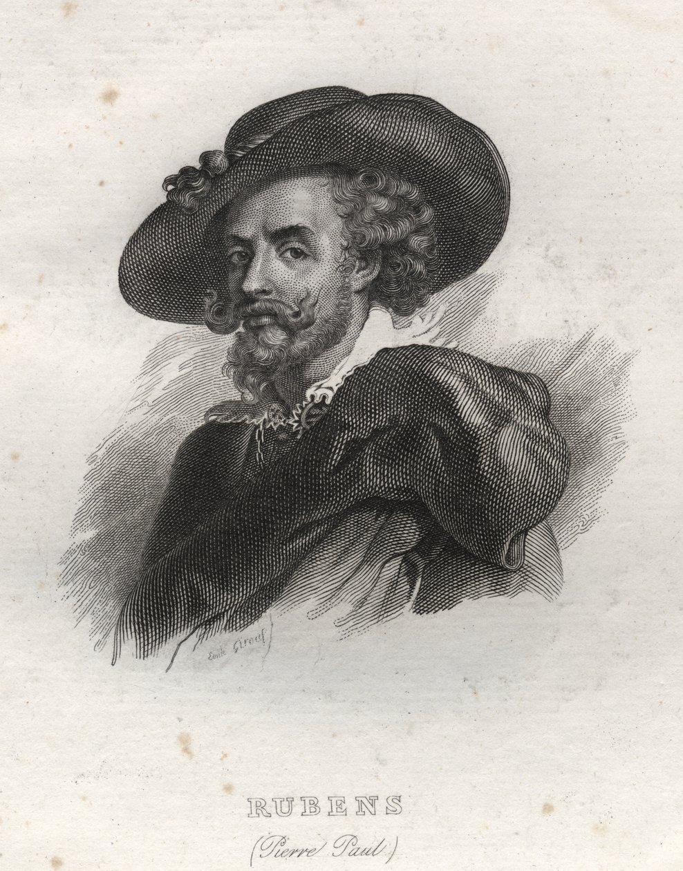 皮埃尔-保罗（Pierre-Paul）-鲁本斯（或彼得-保罗或佩特鲁斯-保罗）的肖像（1577-1640）。 作者 未知艺术家