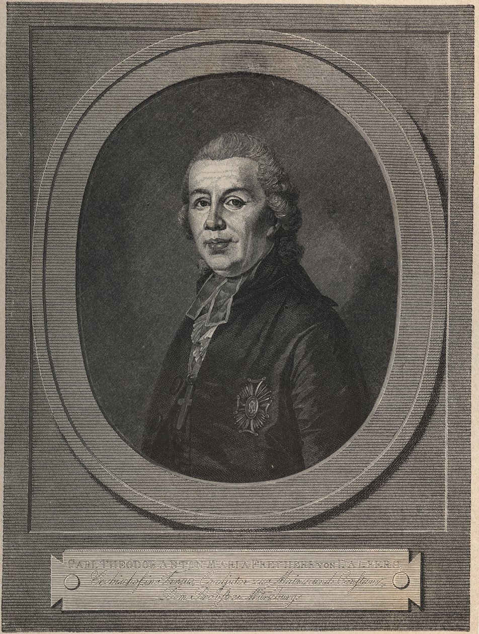 卡尔-西奥多-冯-达尔贝格亲王（1744-1817）画像，大主教和政治家、作家和哲学家 作者 未知艺术家