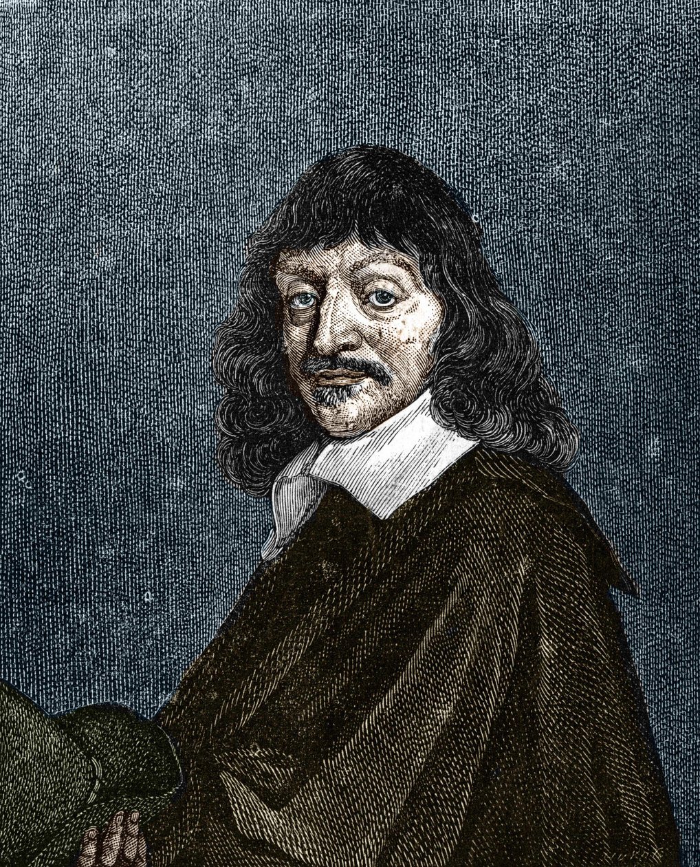 勒内-笛卡尔的画像。1596-1650. 作者 未知艺术家