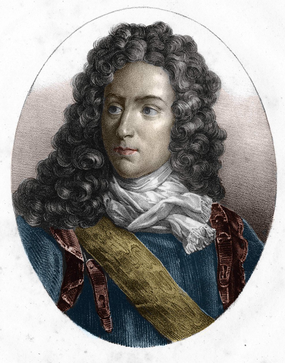 Rene Duguay Trouin（Duguay-Trouin）（Rene Trouin du Gue dit）（1673-1736）的肖像，法国水手。 作者 未知艺术家