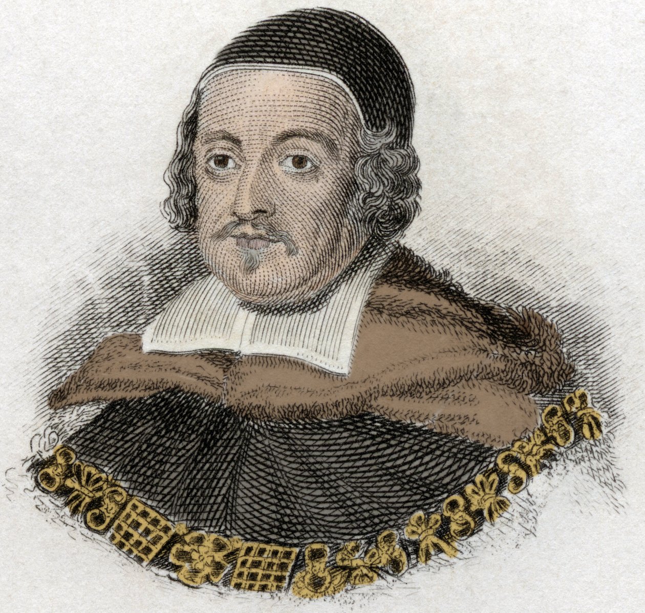 马修-黑尔爵士（1609-1676）肖像 英国法官和律师 作者 未知艺术家
