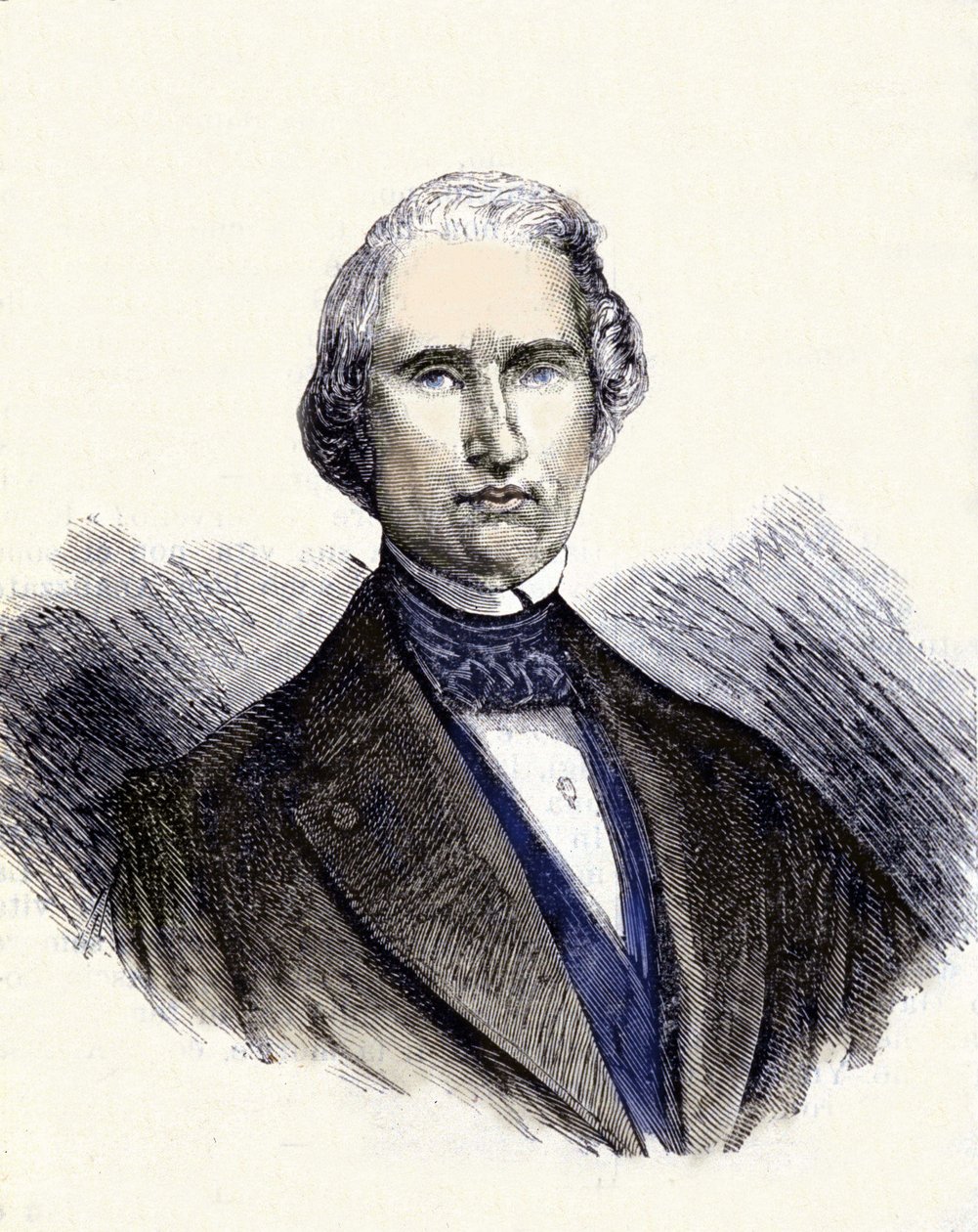 Portrait of Urbain Jean Joseph Le Verrier or (Leverrier), French mathematician and astronomer (1811-1877). He is the first observer of the planet Neptune. 作者 未知艺术家
