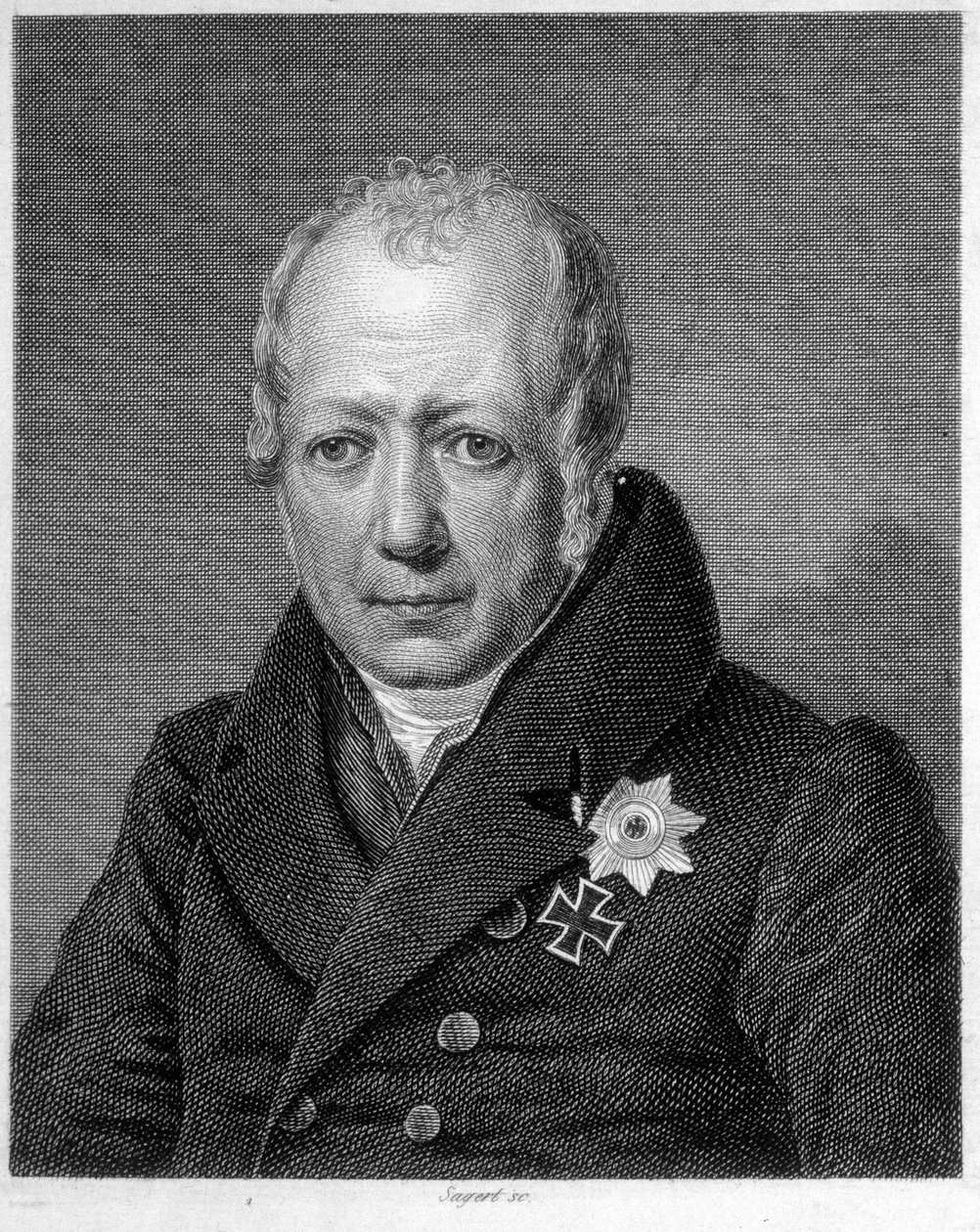 威廉-冯-洪堡（Guillaume de Humboldt）的画像 作者 未知艺术家