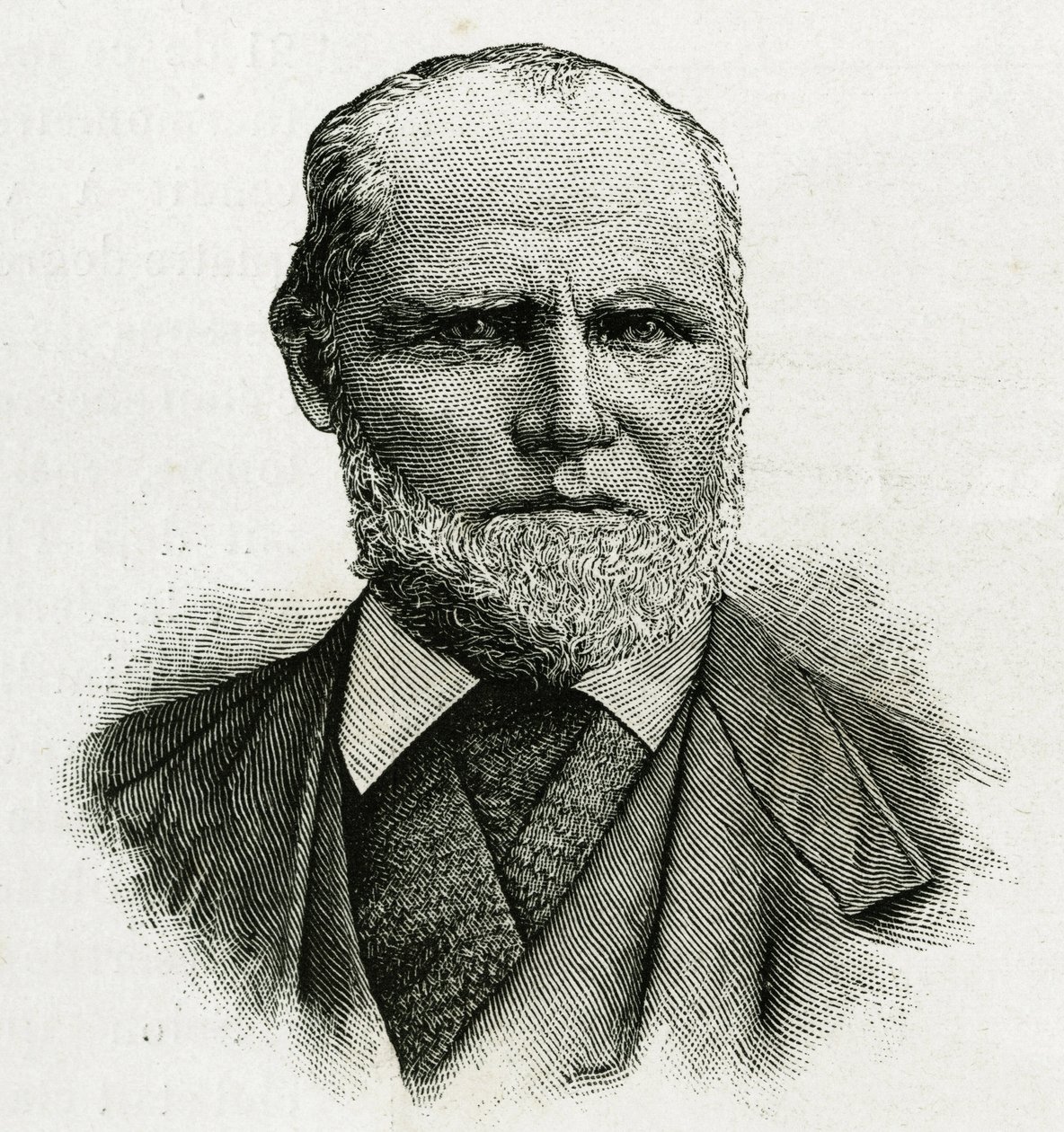威廉-邓巴（William Dunbar）的肖像，他是济南号船员的冰川飞行员，负责前往北极的任务。为 "珍妮特之旅 "绘制的雕版画。 作者 未知艺术家