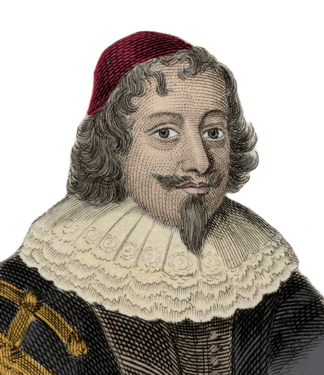 英国法学家威廉·诺伊（William Noy，1577-1634 年）的肖像。 作者 未知艺术家
